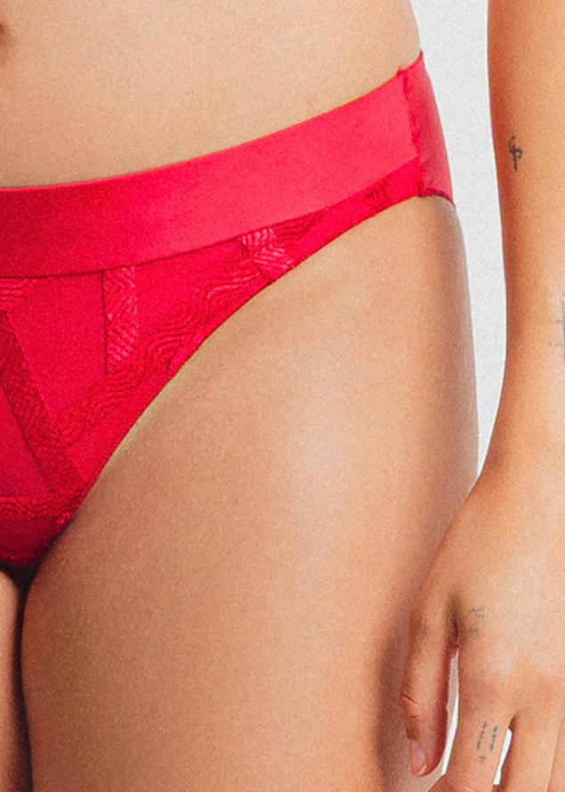 Slip Louisa Bracq Rouge  Lvre